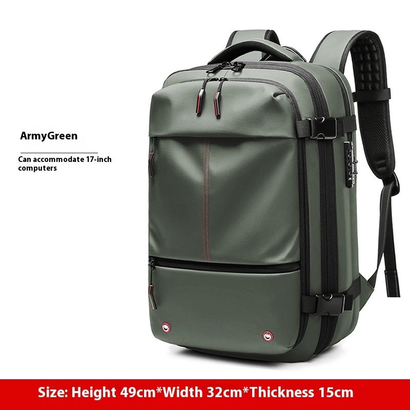 Sac à dos voyage compression imperméable antivol | VacPack™