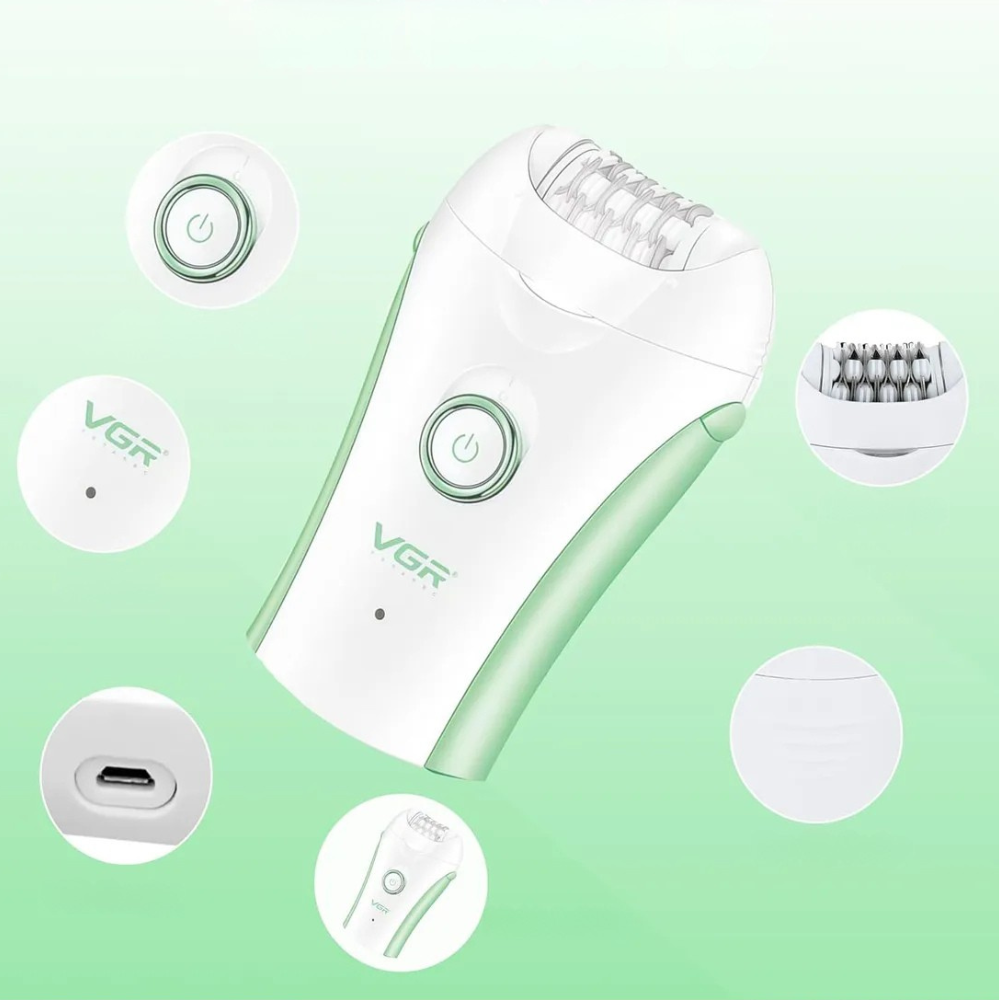 Epilateur Electrique Femme - SilkaPro™ - Vert