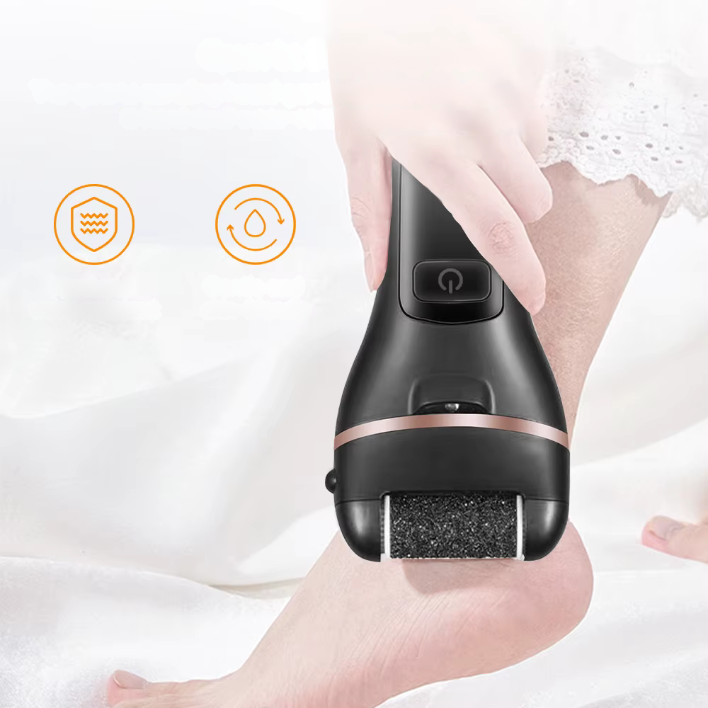Râpe pour Pieds Électrique - PediPro™ - Noir Élégant
