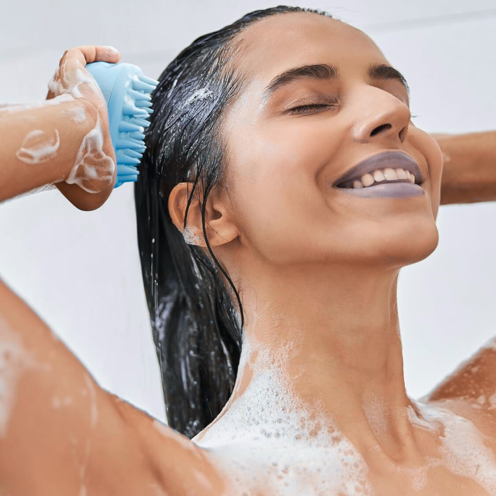 Massage Cuir Chevelu - ScalpEase™ - Bleu