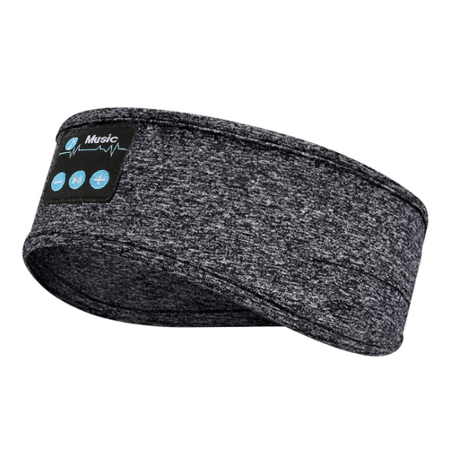 SomniWave™ – Masque de Sommeil Bluetooth 5.2 Ajustable pour Relaxation et Performances Sportives
