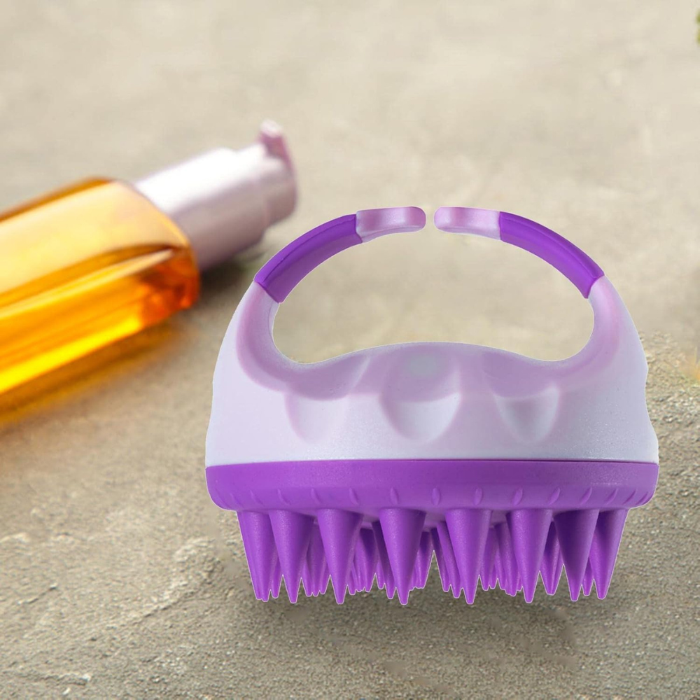 Massage Cuir Chevelu - ScalpEase™ - Mauve