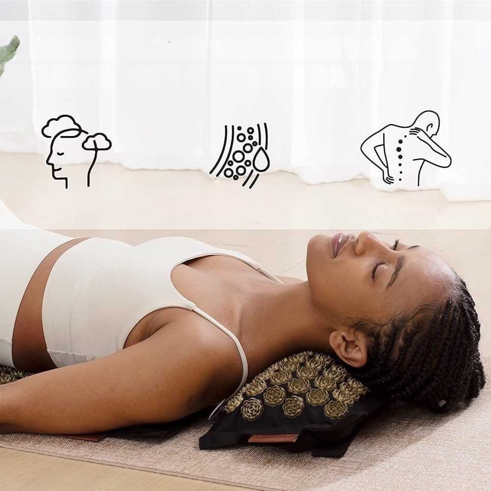 Tapis d'Acupression - SpikeZen™ - Lotus Or