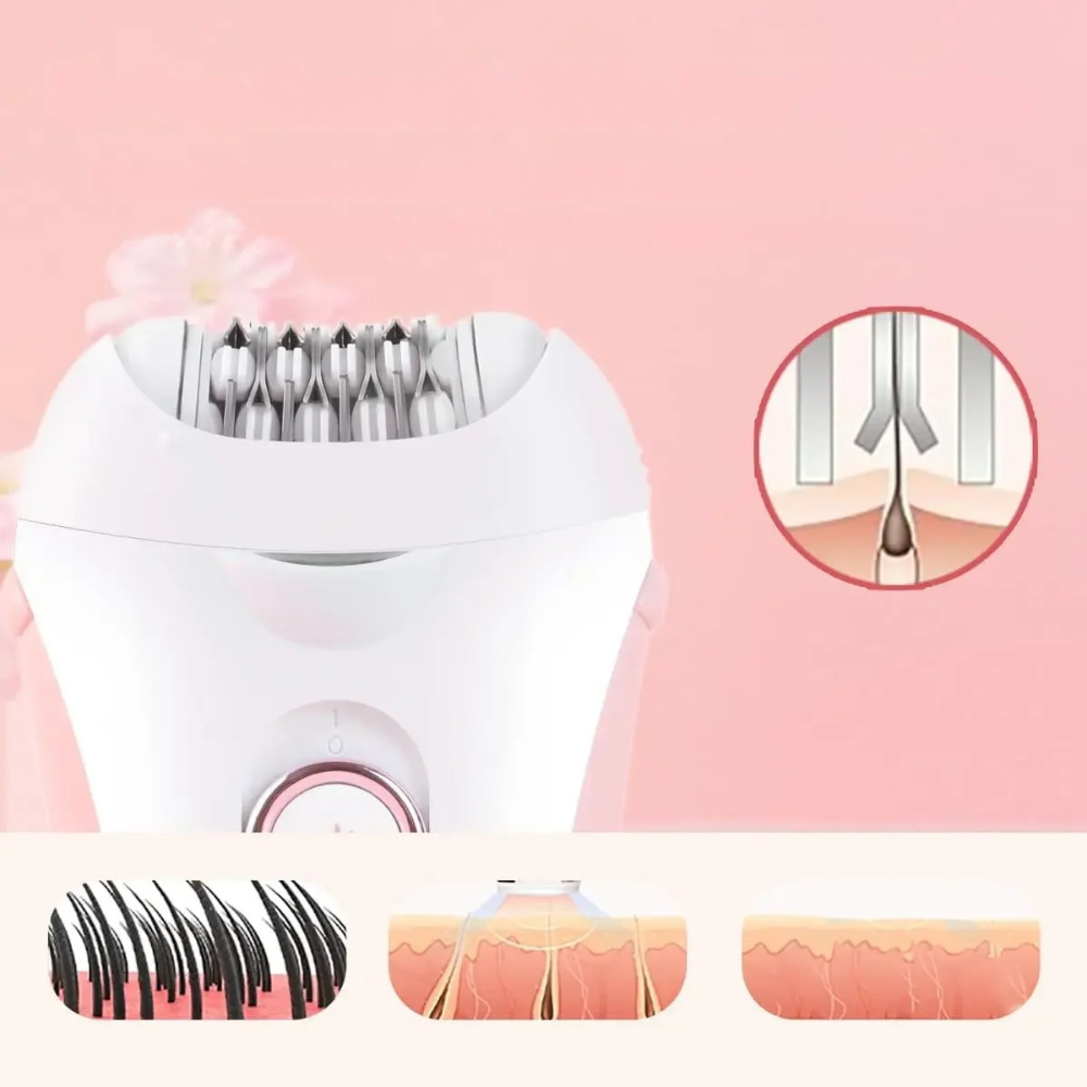Epilateur Electrique Femme - SilkaPro™ - Rose