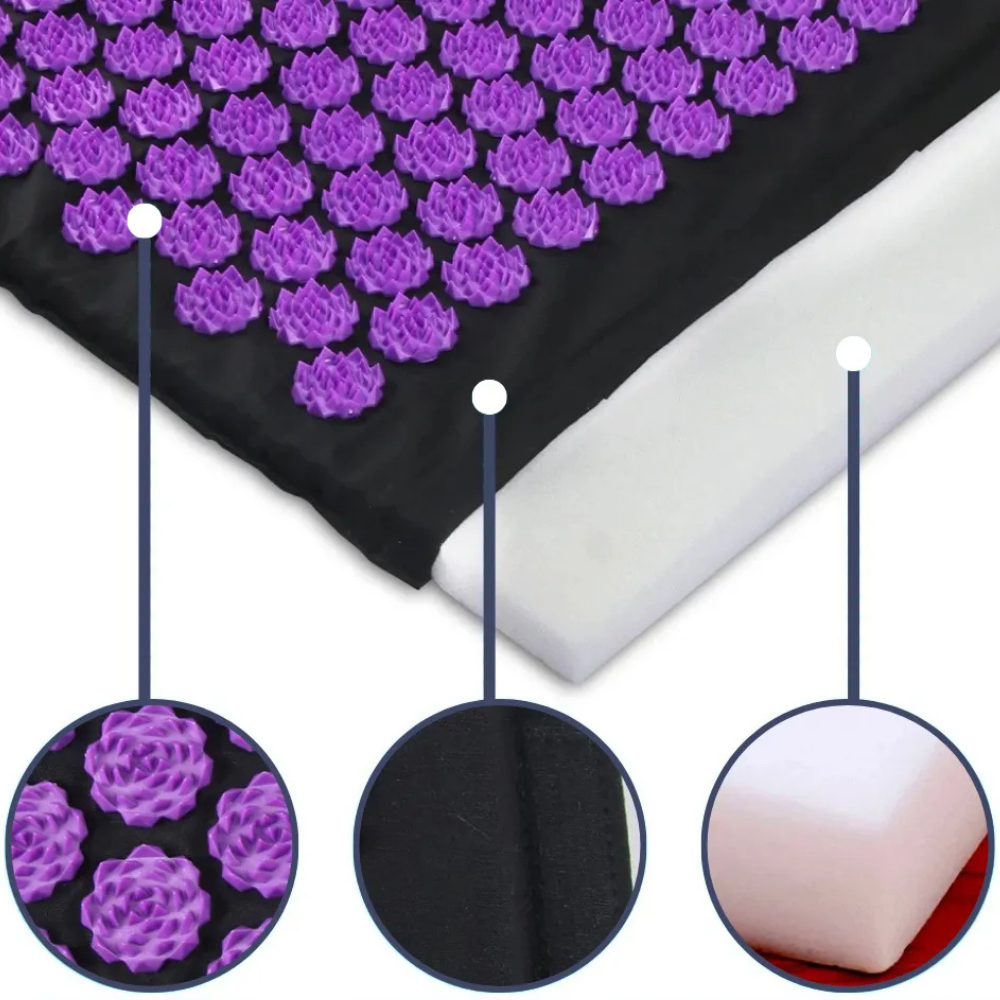 Tapis d'Acupression - SpikeZen™ - Lotus Violet