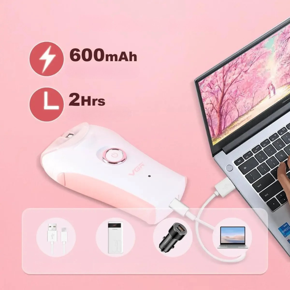 Epilateur Electrique Femme - SilkaPro™ - Rose