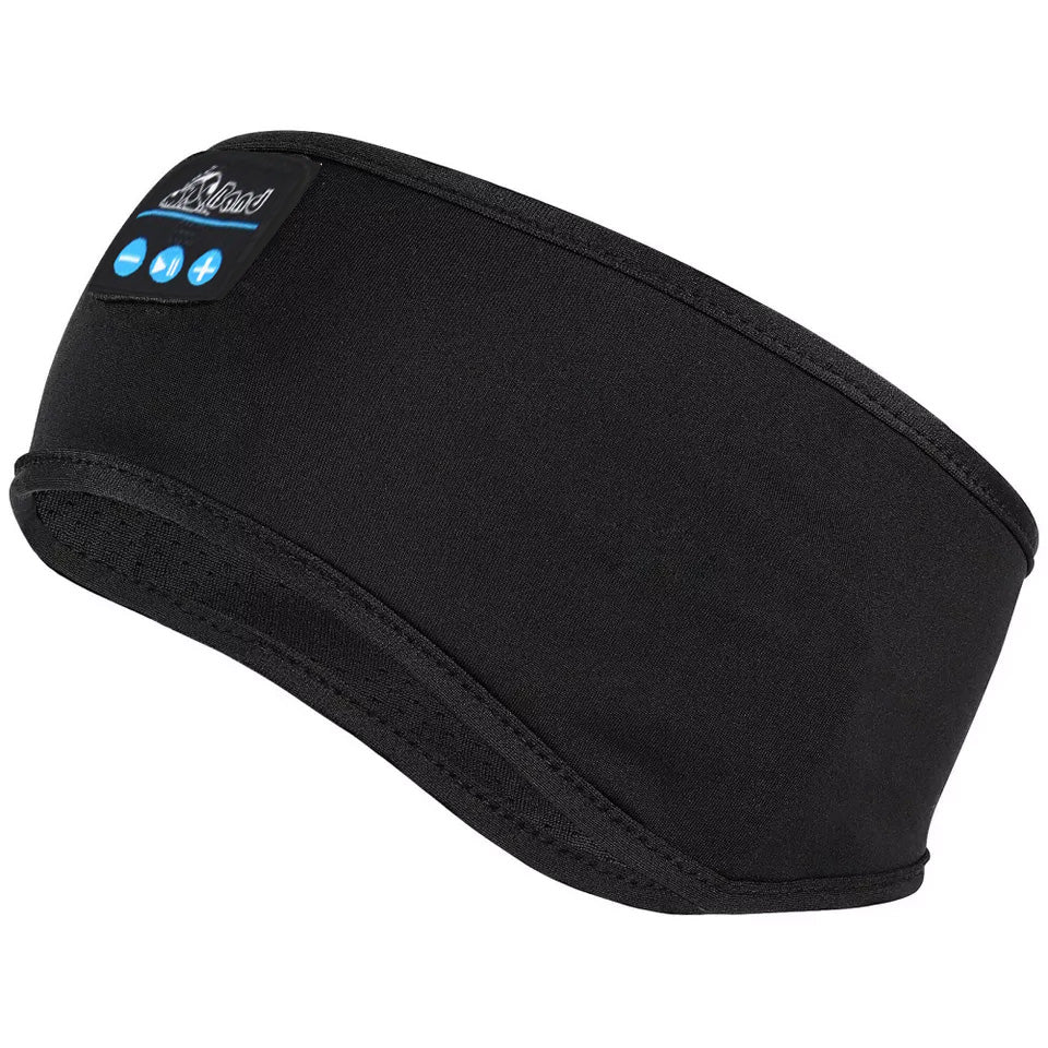 SomniWave™ – Masque de Sommeil Bluetooth 5.2 Ajustable pour Relaxation et Performances Sportives