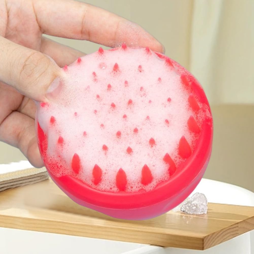 Massage Cuir Chevelu - ScalpEase™ - Rouge