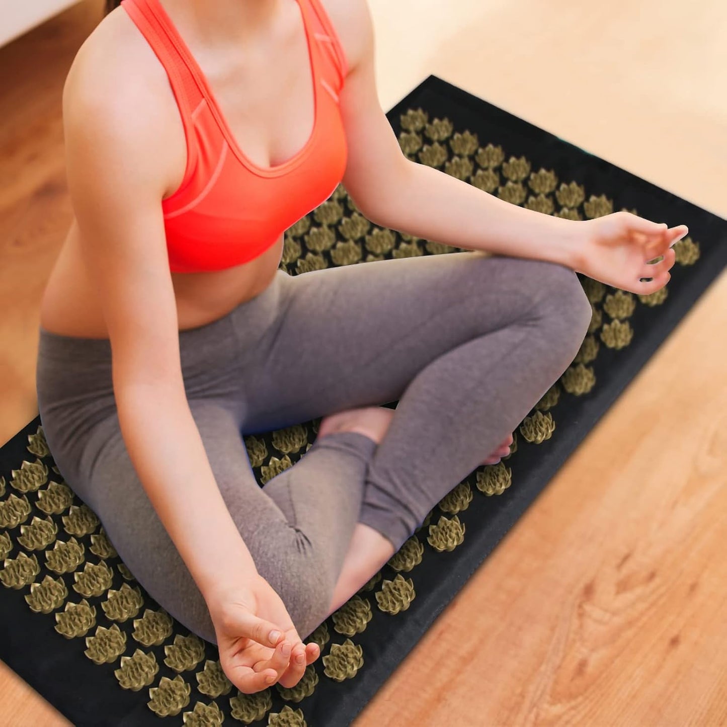 Tapis d'Acupression - SpikeZen™ - Lotus Or