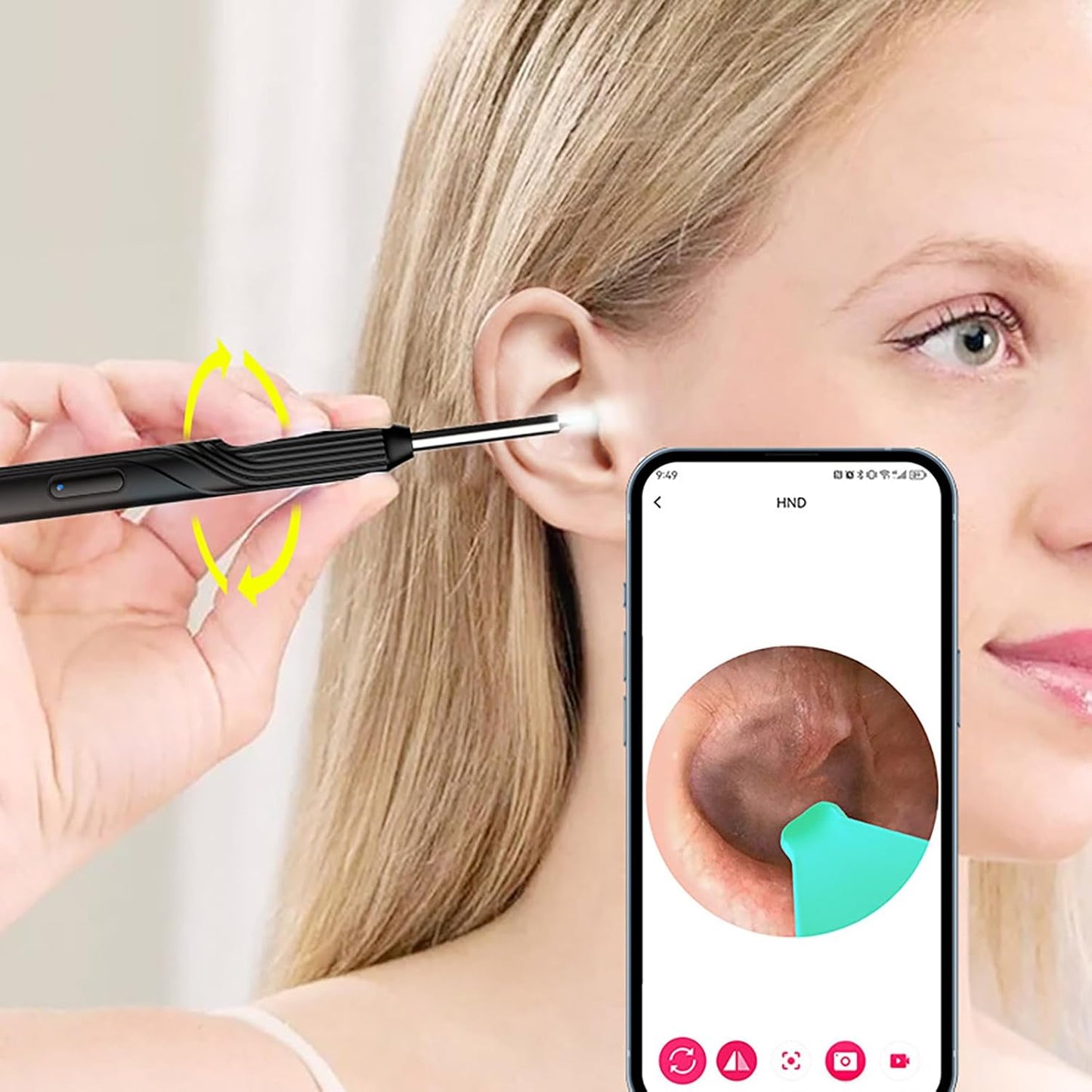 Otoscope Oreille - EarVision™ - Noir