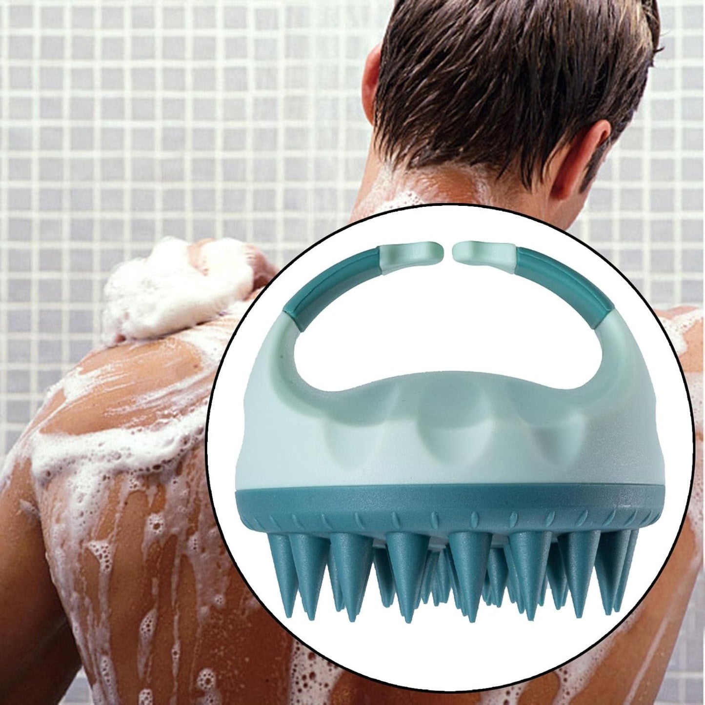 Massage Cuir Chevelu - ScalpEase™ - Vert