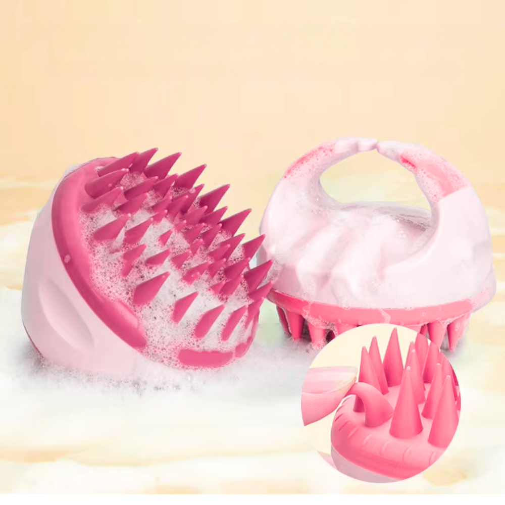 Massage Cuir Chevelu - ScalpEase™ - Rose