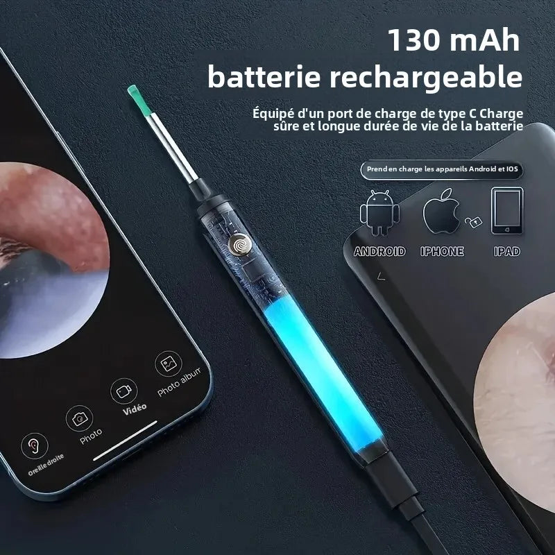 Otoscope Oreille - EarVision™ - Noir