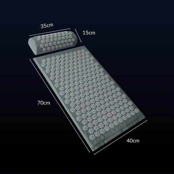 Tapis d'Acupression - SpikeZen™ - Lotus Gris