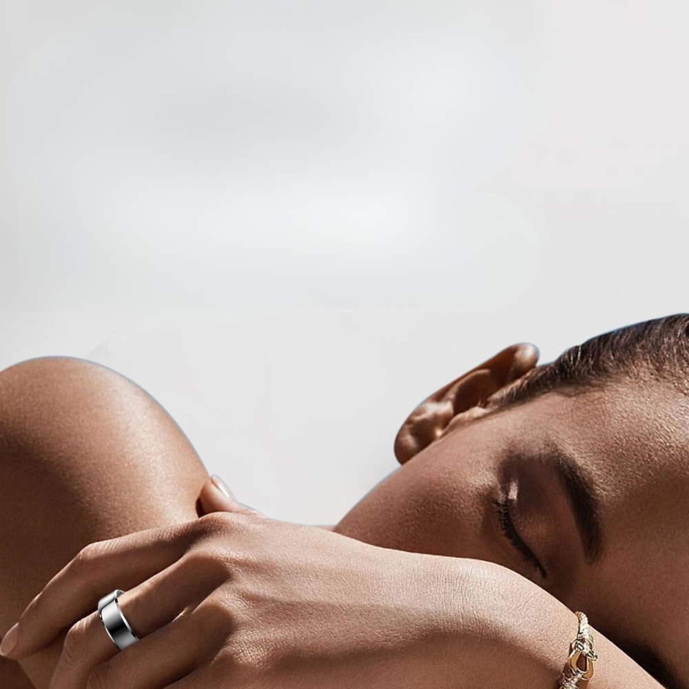 Bague Connectée - RingVital™ - Argent Chrome