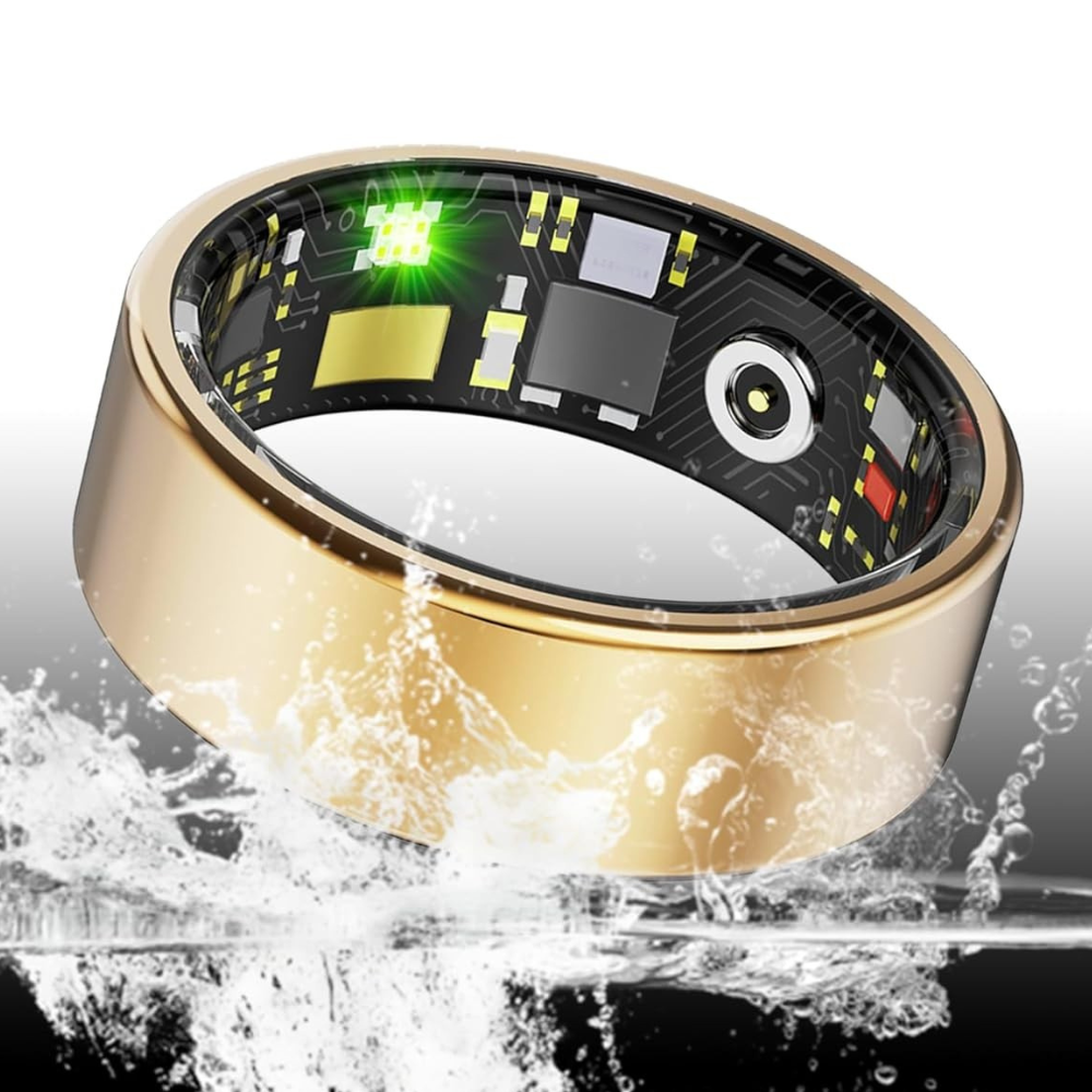 Bague Connectée - RingVital™ - Or Champagne
