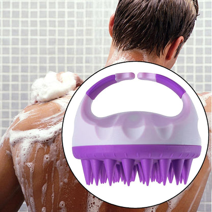 Massage Cuir Chevelu - ScalpEase™ - Mauve