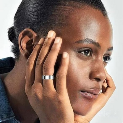 Bague Connectée - RingVital™ - Argent Chrome