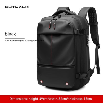 Sac à dos voyage compression imperméable antivol | VacPack™