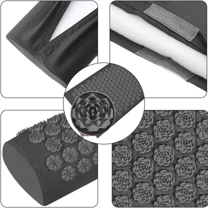 Tapis d'Acupression - SpikeZen™ - Lotus Gris