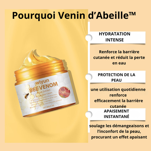 Venin d’Abeille™ | Crème Réparatrice Hydratante & Régénérante