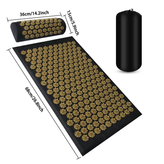 Tapis d'Acupression - SpikeZen™ - Lotus Or