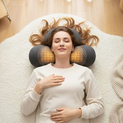 Produit élégant et ergonomique haut de gamme, pensé pour apaiser les tensions et optimiser votre sommeil réparateur.
