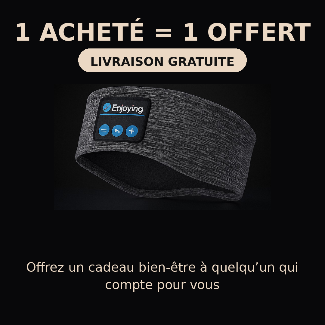 Bandeau Ecouteur - SleepTune™