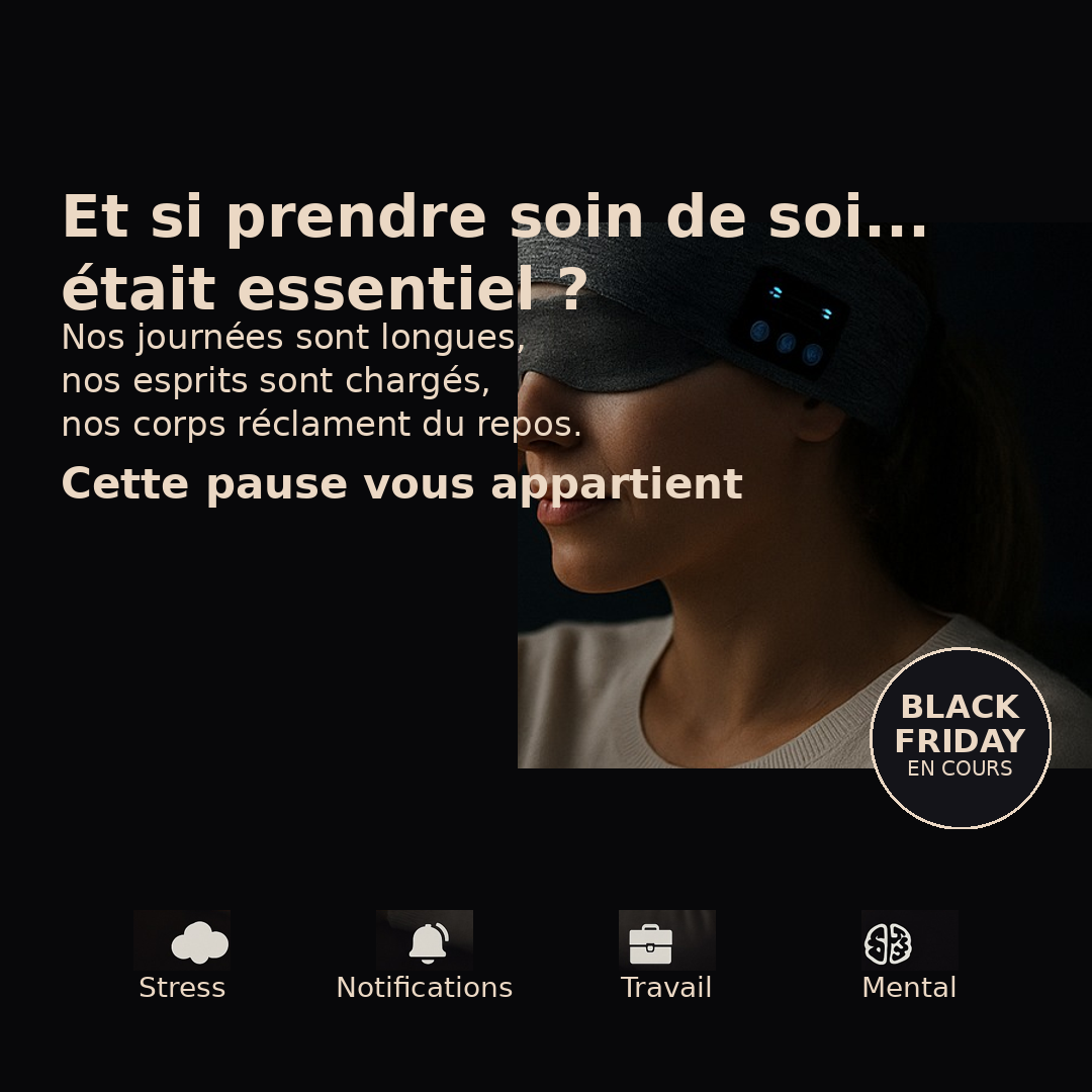 Bandeau Ecouteur - SleepTune™